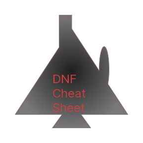dnf cheat sheet featured image 228 by 228